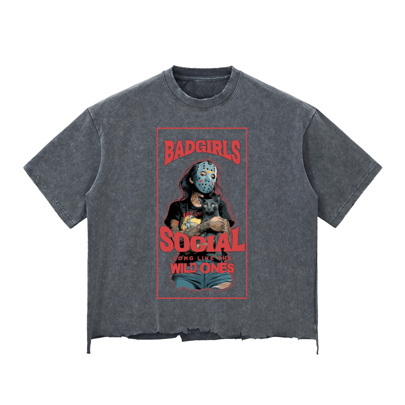 Social Bad Girl Boxy T-shirt