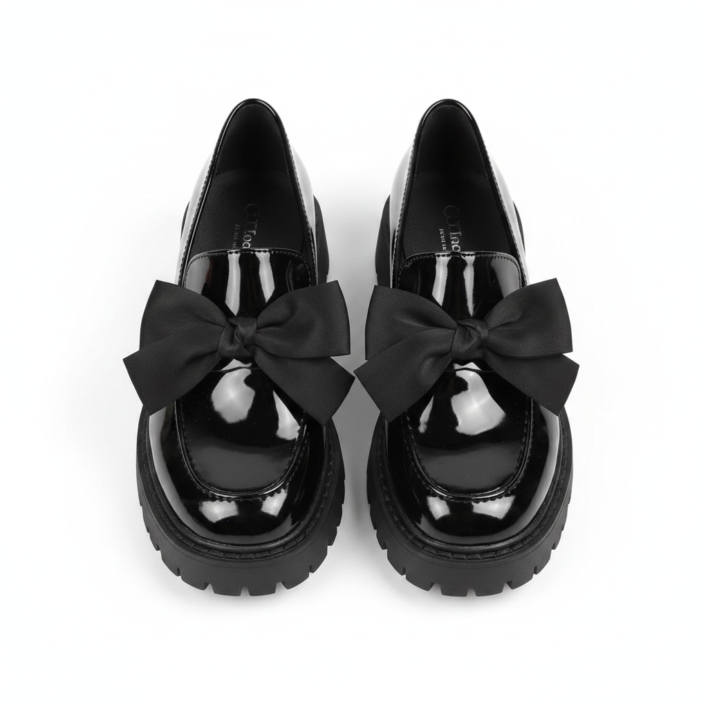 Bow Toe Loafers