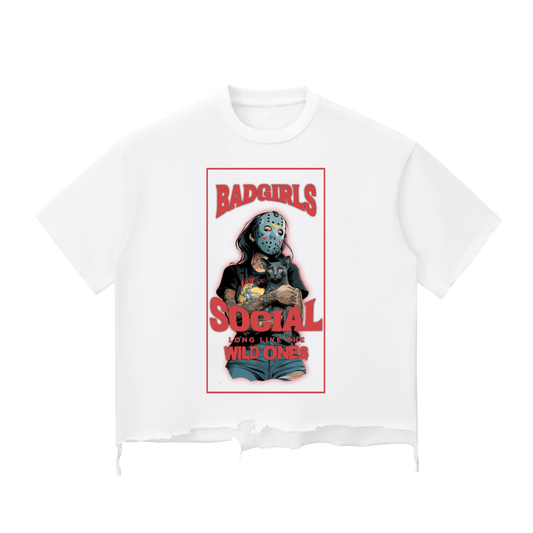 Social Bad Girl Boxy T-shirt