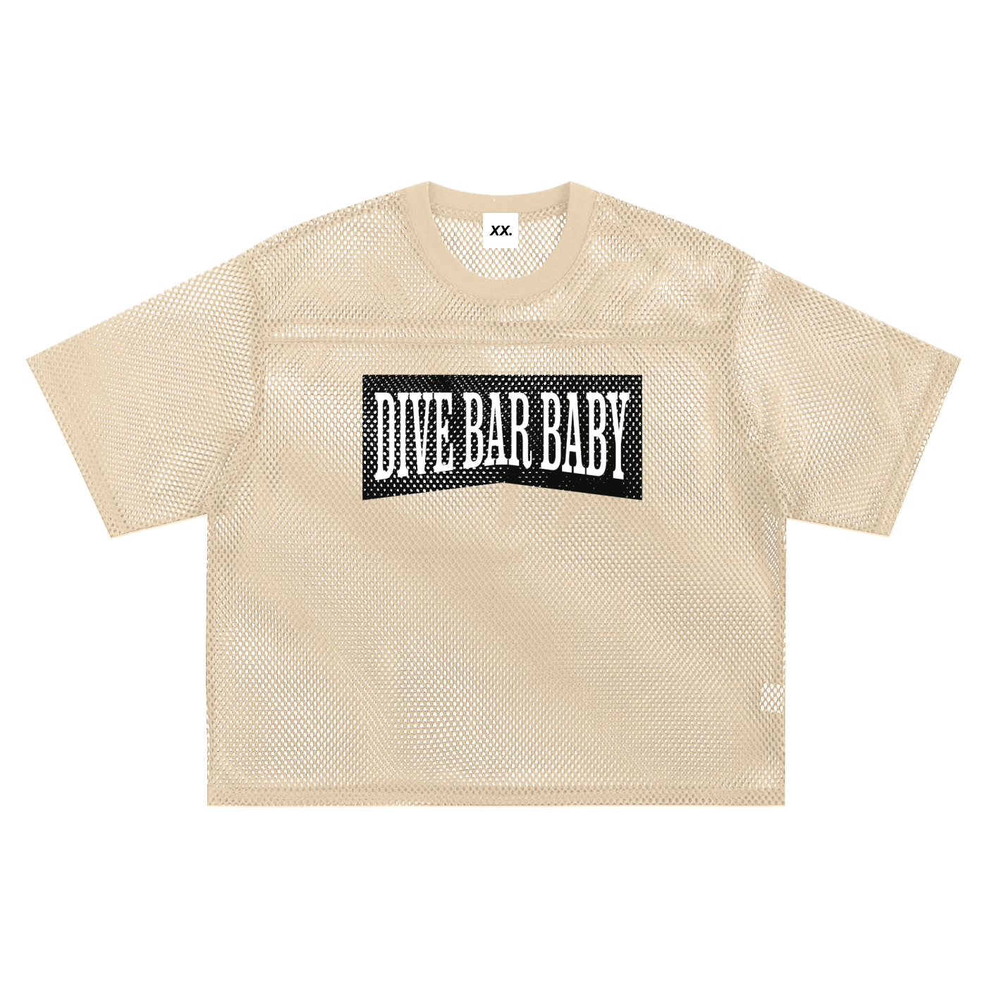 Dive Bar Baby Boxy Net Tee