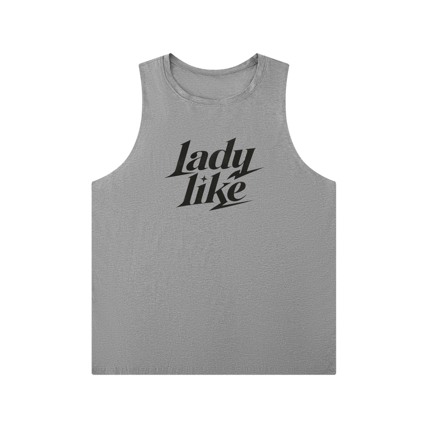 Men's Solid Color Crewneck Tank Top