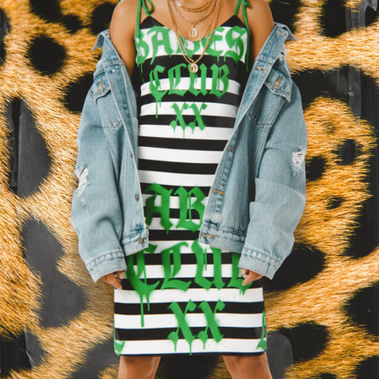 Babes Club Tie-Strap Dress