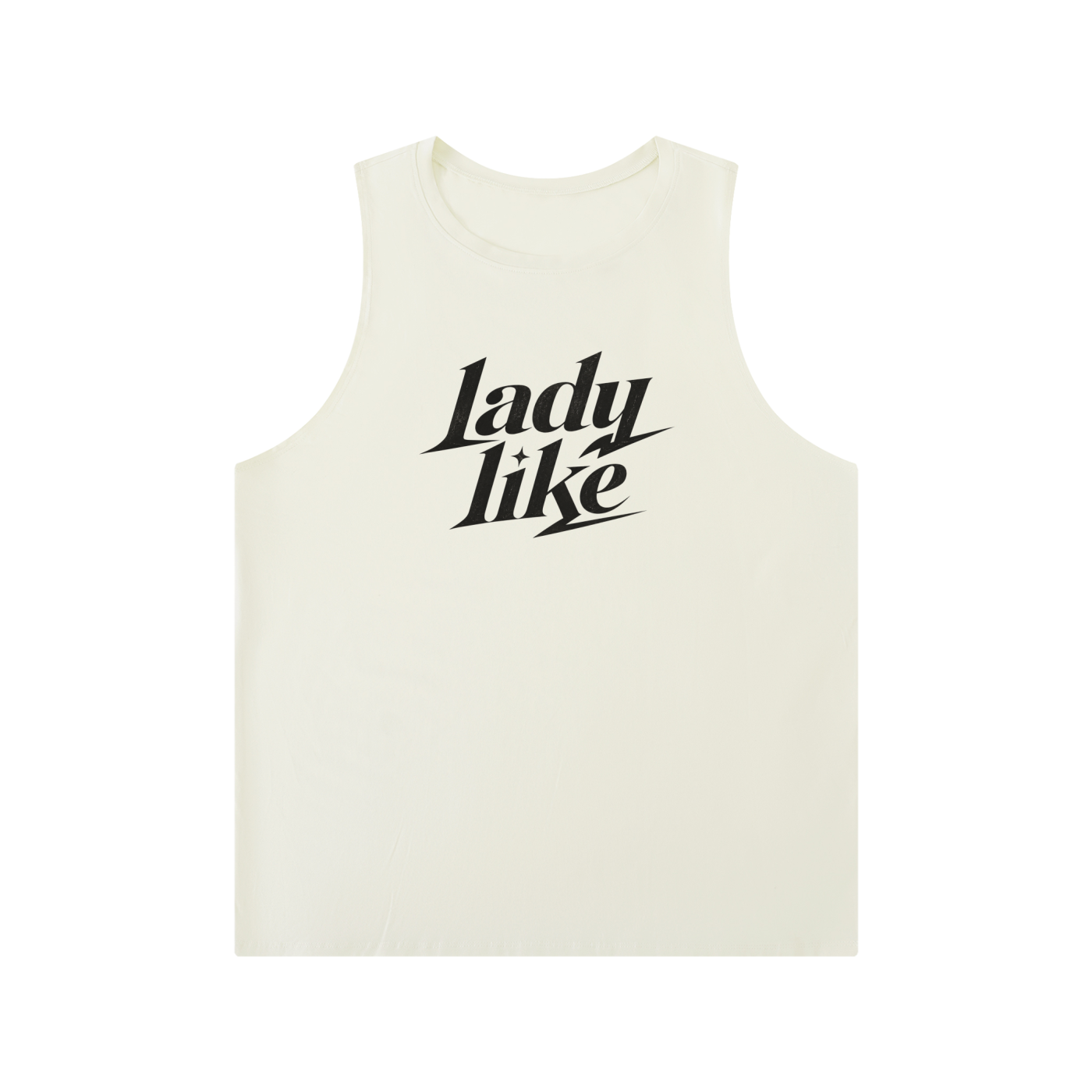 Men's Solid Color Crewneck Tank Top