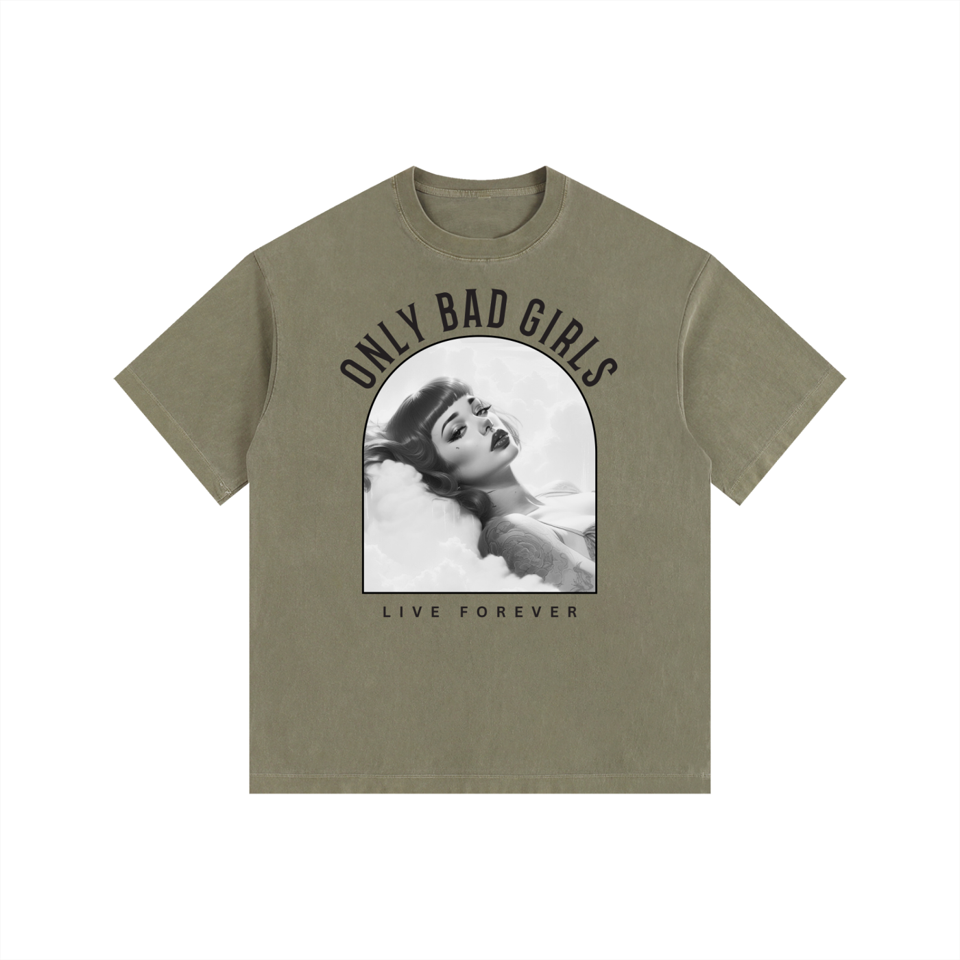 Only Bad Girls Oversized Tee