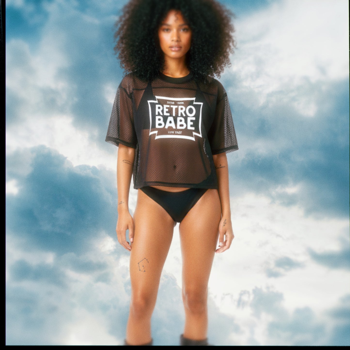 Retro Babe Net Tee