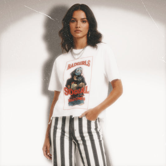 Social Bad Girl Boxy T-shirt