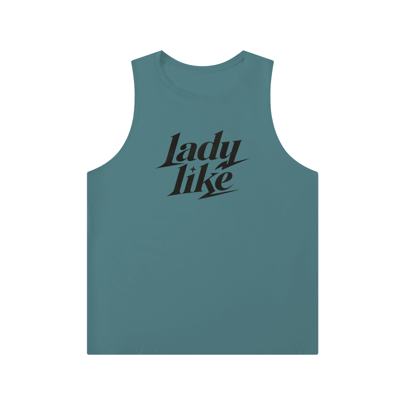Men's Solid Color Crewneck Tank Top