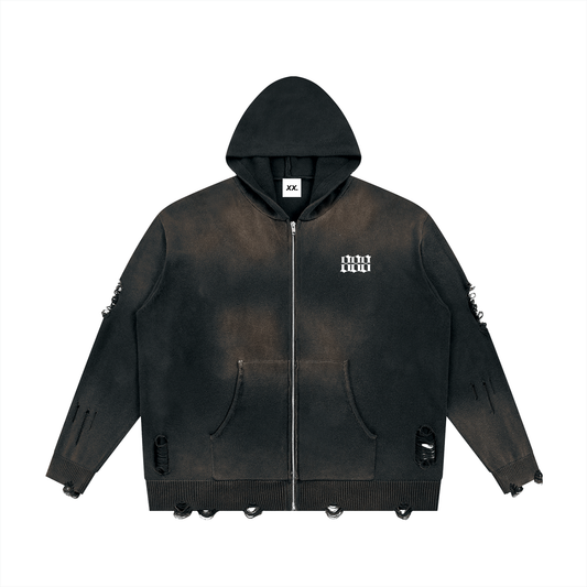 888 Distressed Zip