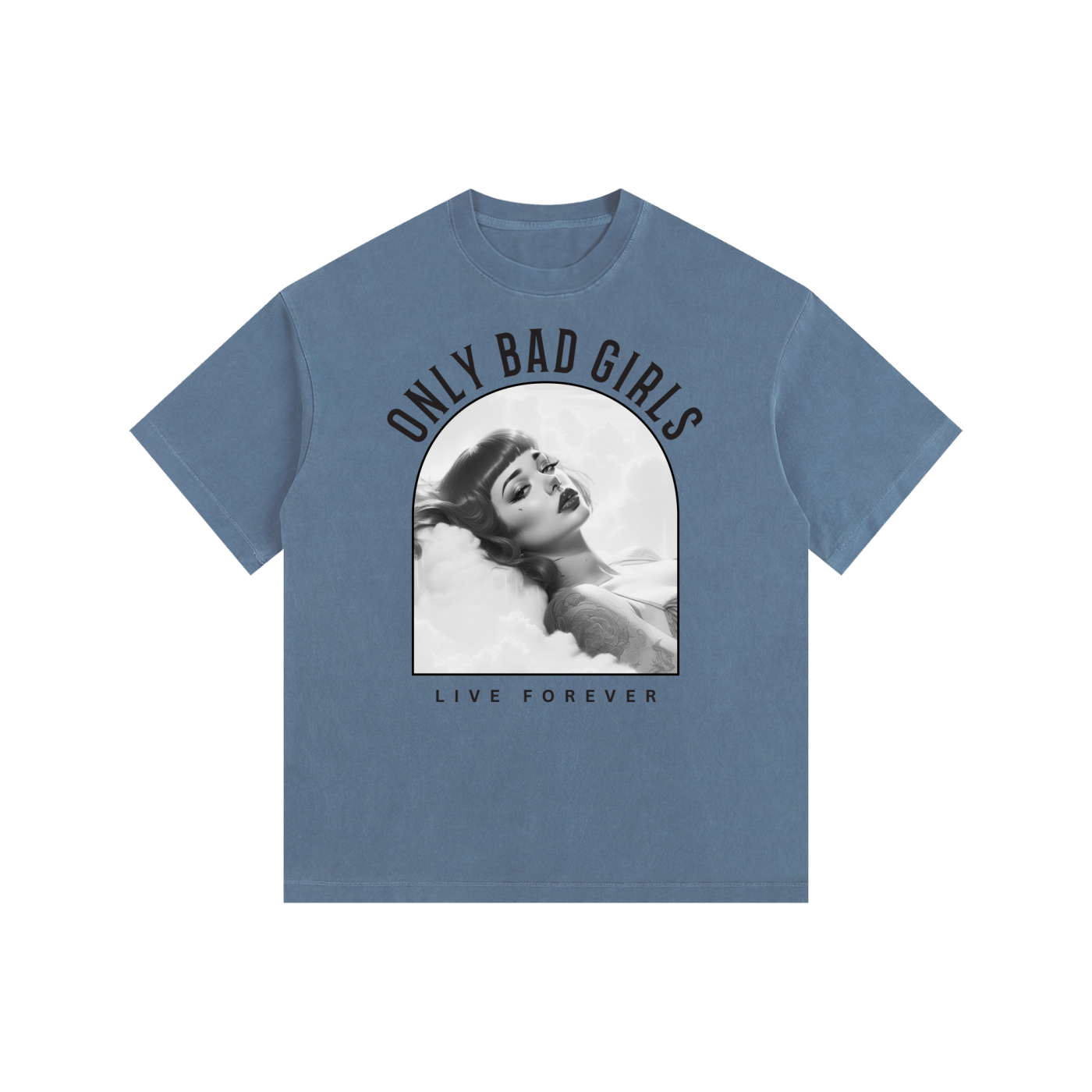 Only Bad Girls Oversized Tee